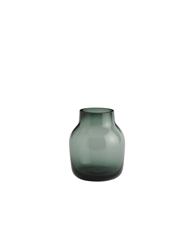 Silent - Flower vase - Bottle green - Small